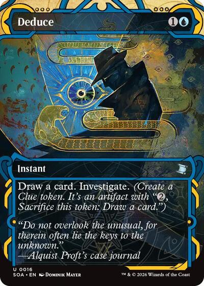 2026 Magic: The Gathering: Secrets of Strixhaven: Mystical Archive (SOA) - Deduce (#16, Uncommon) (, Near Mint)