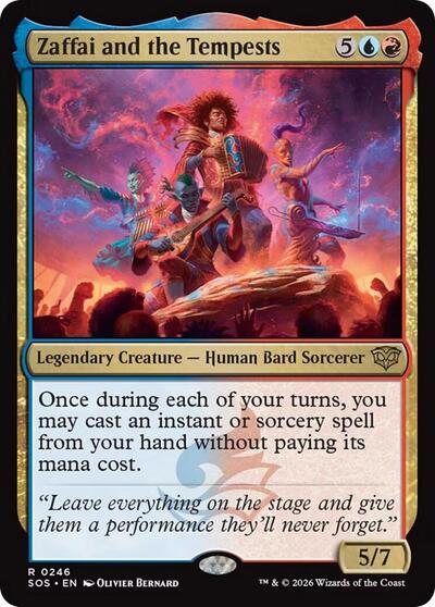 2026 Magic: The Gathering: Secrets of Strixhaven (SOS) - Zaffai and the Tempests (#246, Rare)