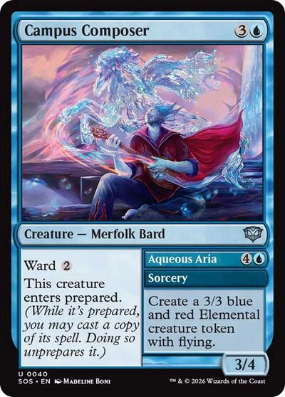 2026 Magic: The Gathering: Secrets of Strixhaven (SOS) - Campus Composer (#40, Uncommon) (, Near Mint)