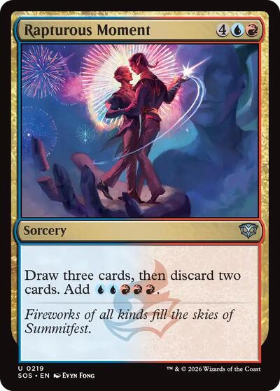 2026 Magic: The Gathering: Secrets of Strixhaven (SOS) - Rapturous Moment (#219, Uncommon) (, Near Mint)