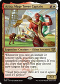 2026 Magic: The Gathering: Secrets of Strixhaven (SOS) - Aziza Mage Tower Captain (#174, Rare) (, Near Mint)