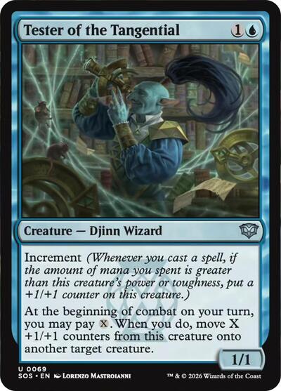 2026 Magic: The Gathering: Secrets of Strixhaven (SOS) - Tester of the Tangential (#69, Uncommon) (, Near Mint)