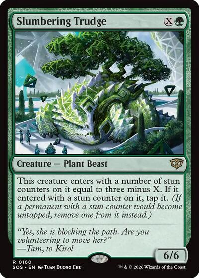 2026 Magic: The Gathering: Secrets of Strixhaven (SOS) - Slumbering Trudge (#160, Rare) (, Near Mint)