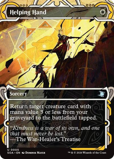 2026 Magic: The Gathering: Secrets of Strixhaven: Mystical Archive (SOA) - Helping Hand (#5, Uncommon) (, Near Mint)