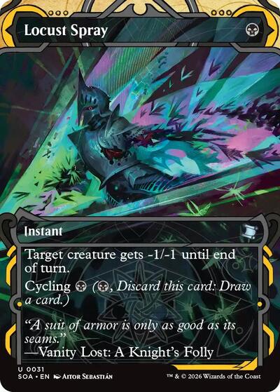 2026 Magic: The Gathering: Secrets of Strixhaven: Mystical Archive (SOA) - Locust Spray (#31, Uncommon) (, Near Mint)