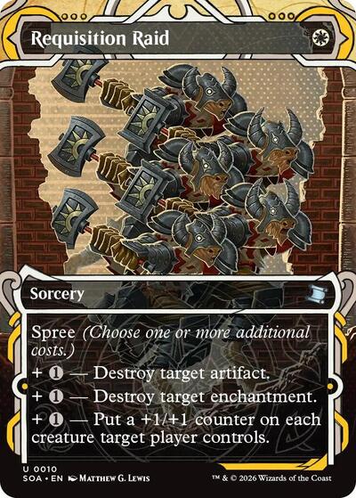 2026 Magic: The Gathering: Secrets of Strixhaven: Mystical Archive (SOA) - Requisition Raid (#10, Uncommon) (, Near Mint)