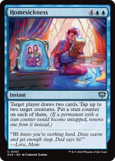 2026 Magic: The Gathering: Secrets of Strixhaven (SOS) - Homesickness (#53, Uncommon) (, Near Mint)