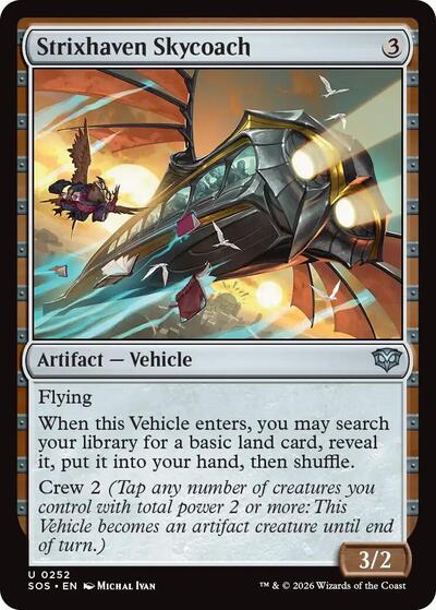 2026 Magic: The Gathering: Secrets of Strixhaven (SOS) - Strixhaven Skycoach (#252, Uncommon)