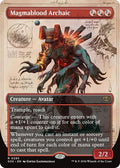 2026 Magic: The Gathering: Secrets of Strixhaven (SOS) - Magmablood Archaic Borderless (#295, Rare) (, Near Mint)