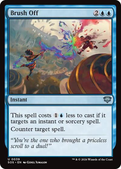 2026 Magic: The Gathering: Secrets of Strixhaven (SOS) - Brush Off (#39, Uncommon)