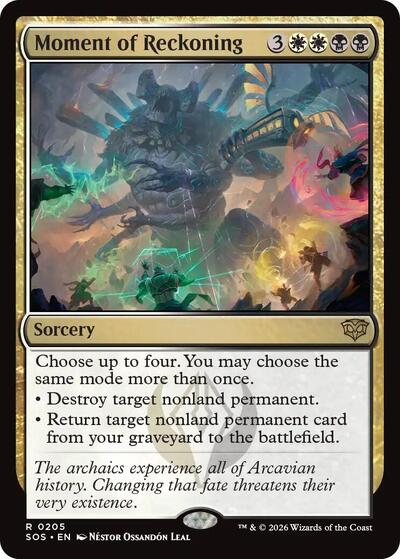 2026 Magic: The Gathering: Secrets of Strixhaven (SOS) - Moment of Reckoning (#205, Rare)