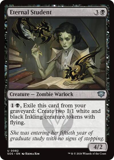 2026 Magic: The Gathering: Secrets of Strixhaven (SOS) - Eternal Student (#82, Uncommon) (, Near Mint)