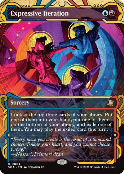 2026 Magic: The Gathering: Secrets of Strixhaven: Mystical Archive (SOA) - Expressive Iteration (#64, Rare) (, Near Mint)