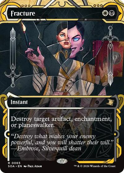 2026 Magic: The Gathering: Secrets of Strixhaven: Mystical Archive (SOA) - Fracture (#65, Rare) (, Near Mint)