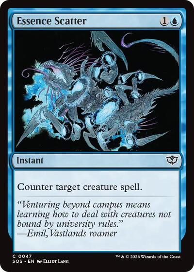 2026 Magic: The Gathering: Secrets of Strixhaven (SOS) - Essence Scatter (#47, Common)