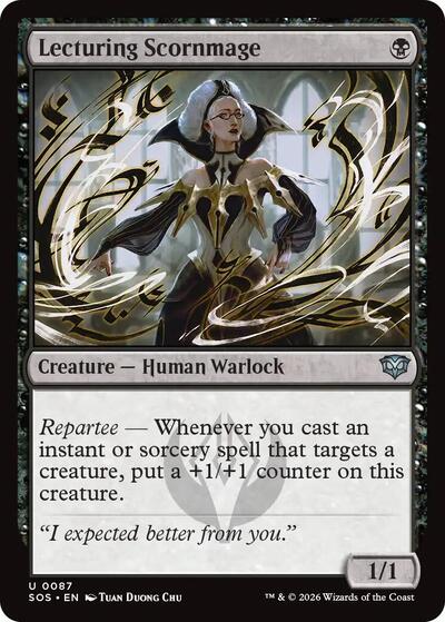 2026 Magic: The Gathering: Secrets of Strixhaven (SOS) - Lecturing Scornmage (#87, Uncommon) (, Near Mint)