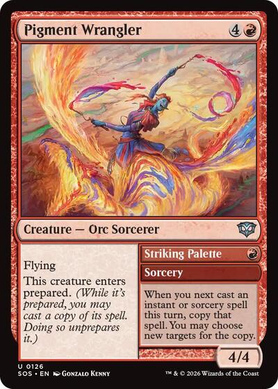 2026 Magic: The Gathering: Secrets of Strixhaven (SOS) - Pigment Wrangler (#126, Uncommon)