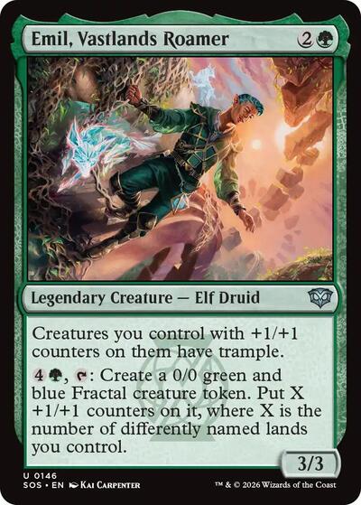 2026 Magic: The Gathering: Secrets of Strixhaven (SOS) - Emil Vastlands Roamer (#146, Uncommon) (, Near Mint)