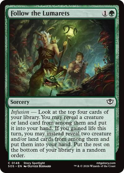 2026 Magic: The Gathering: Secrets of Strixhaven (SOS) - Follow the Lumarets (#148, Common)