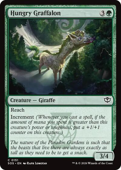 2026 Magic: The Gathering: Secrets of Strixhaven (SOS) - Hungry Graffalon (#151, Common)