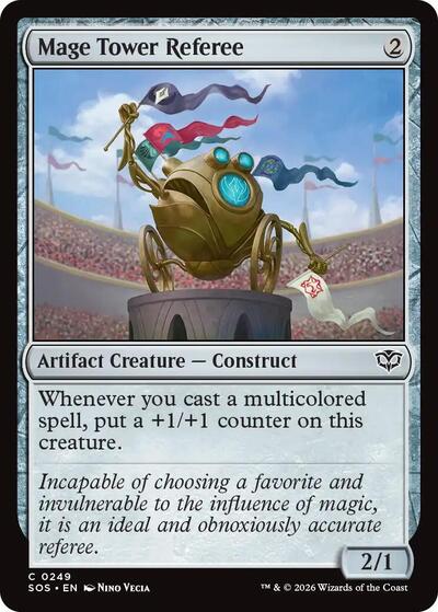 2026 Magic: The Gathering: Secrets of Strixhaven (SOS) - Mage Tower Referee (#249, Common) (, Near Mint)