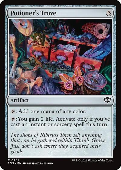 2026 Magic: The Gathering: Secrets of Strixhaven (SOS) - Potioners Trove (#251, Common)