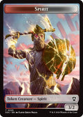 2026 Magic: The Gathering: Commander: Secrets of Strixhaven (SOC) - Spirit 0025 Copy Double Sided Token (#25 // 1, T) (, Near Mint)
