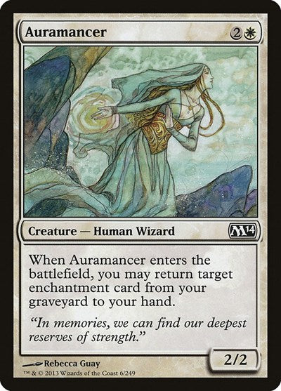 2013 Magic: The Gathering: Magic 2014 (M14) (M14) - Auramancer (#6, Common) (, Near Mint)
