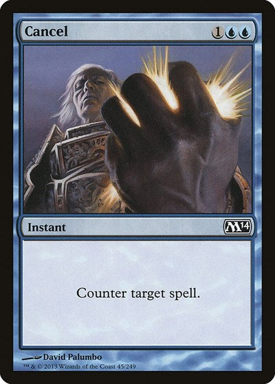2013 Magic: The Gathering: Magic 2014 (M14) (M14) - Cancel (#45, Common) (, Near Mint)