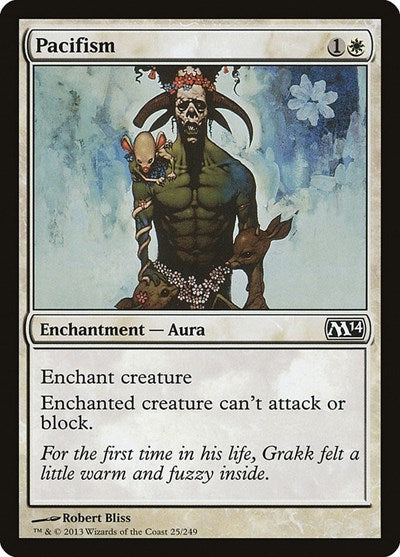 2013 Magic: The Gathering: Magic 2014 (M14) (M14) - Pacifism (#25, Common) (, Near Mint)