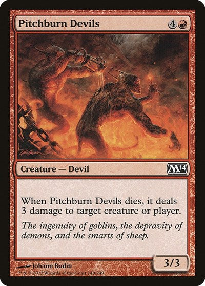 2013 Magic: The Gathering: Magic 2014 (M14) (M14) - Pitchburn Devils (#149, Common) (, Near Mint)