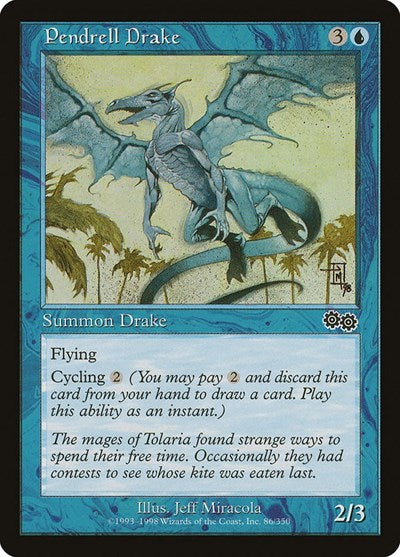 1998 Magic: The Gathering: Urza's Saga (USG) - Pendrell Drake (#86, Common) (, Lightly Played)
