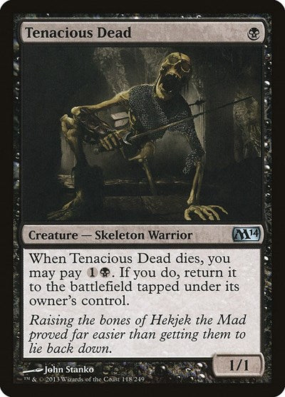 2013 Magic: The Gathering: Magic 2014 (M14) (M14) - Tenacious Dead (#118, Uncommon) (, Near Mint)