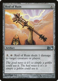 2013 Magic: The Gathering: Magic 2014 (M14) (M14) - Rod of Ruin (#217, Uncommon) (, Near Mint)