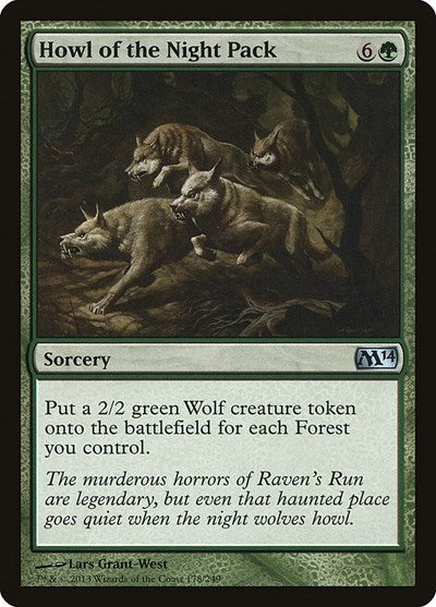 2013 Magic: The Gathering: Magic 2014 (M14) (M14) - Howl of the Night Pack (#178, Uncommon) (, Near Mint)