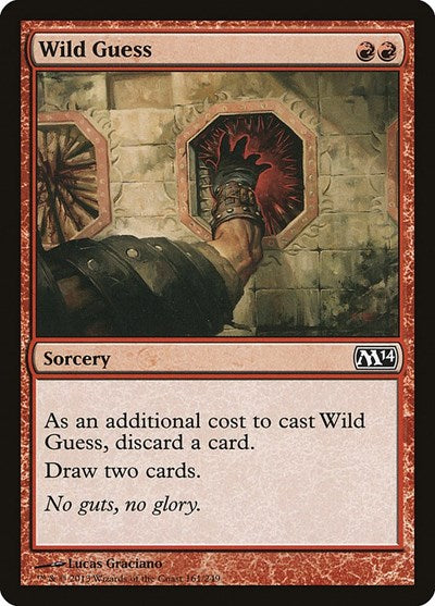 2013 Magic: The Gathering: Magic 2014 (M14) (M14) - Wild Guess (#161, Common) (, Near Mint)