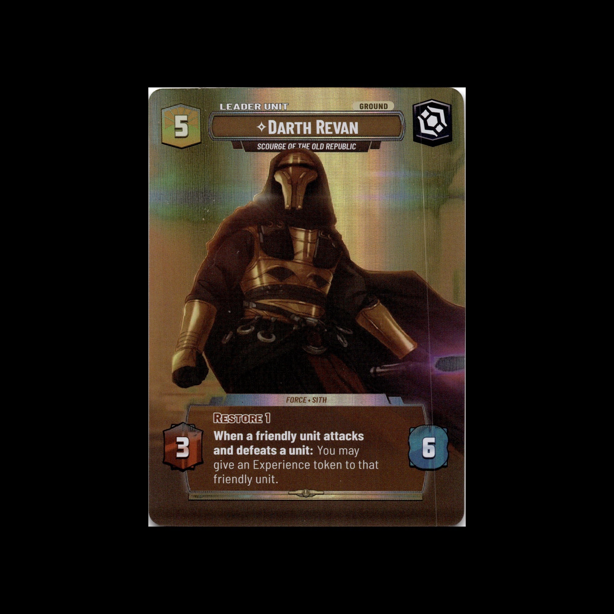 Darth Revan - Scourge of the Old Republic (Showcase) (Back)