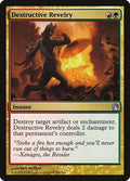 2013 Magic: The Gathering: Theros (THS) - Destructive Revelry (#192, Uncommon) (Foil, Near Mint)