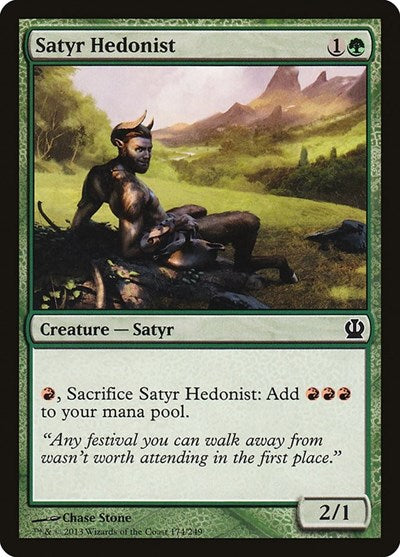2013 Magic: The Gathering: Theros (THS) - Satyr Hedonist (#174, Common) (, Lightly Played)