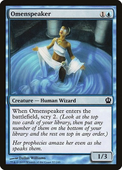 2013 Magic: The Gathering: Theros (THS) - Omenspeaker (#57, Common) (, Lightly Played)