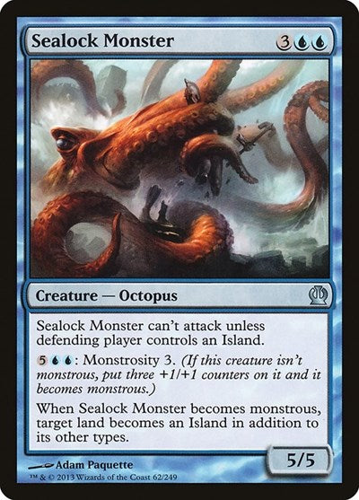 2013 Magic: The Gathering: Theros (THS) - Sealock Monster (#62, Uncommon) (, Near Mint)