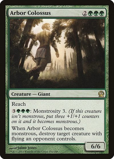 2013 Magic: The Gathering: Theros (THS) - Arbor Colossus (#150, Rare) (, Near Mint)