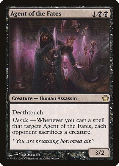 2013 Magic: The Gathering: Theros (THS) - Agent of the Fates (#76, Rare) (, Near Mint)