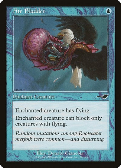 2000 Magic: The Gathering: Nemesis (NMS) - Air Bladder (#28, Common) (, Lightly Played)