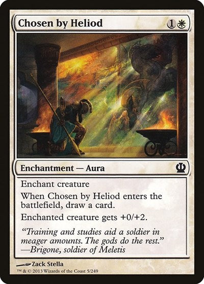 2013 Magic: The Gathering: Theros (THS) - Chosen by Heliod (#5, Common) (, Near Mint)
