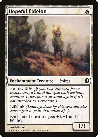 2013 Magic: The Gathering: Theros (THS) - Hopeful Eidolon (#19, Common) (, Near Mint)