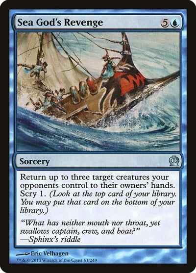 2013 Magic: The Gathering: Theros (THS) - Sea Gods Revenge (#61, Uncommon) (, Near Mint)