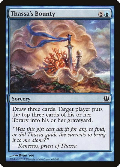 2013 Magic: The Gathering: Theros (THS) - Thassas Bounty (#67, Common)