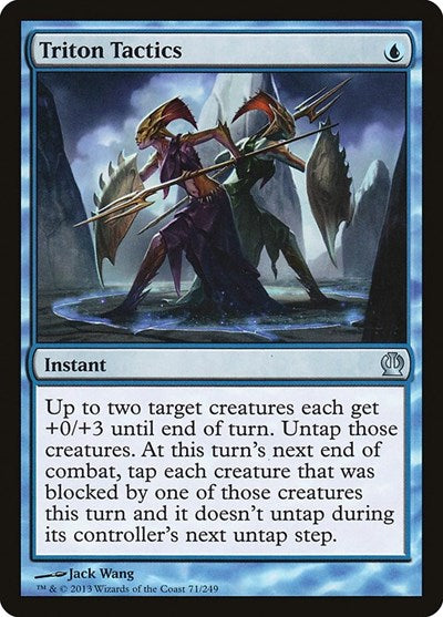2013 Magic: The Gathering: Theros (THS) - Triton Tactics (#71, Uncommon) (Foil, Near Mint)