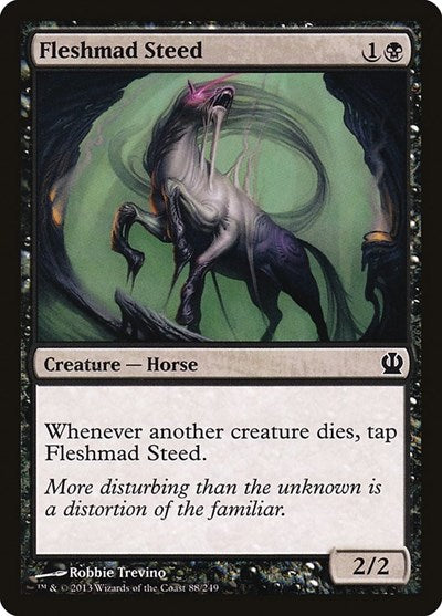 2013 Magic: The Gathering: Theros (THS) - Fleshmad Steed (#88, Common) (, Near Mint)